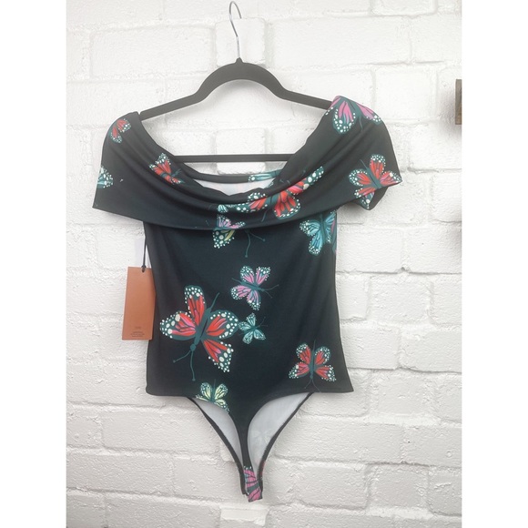 NWT Nordstrom by Christina Martinez butterfly bodysuit - Picture 5 of 8